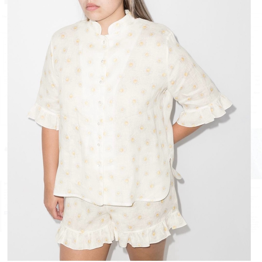 Sleeper Linen Daisy Top - image 3